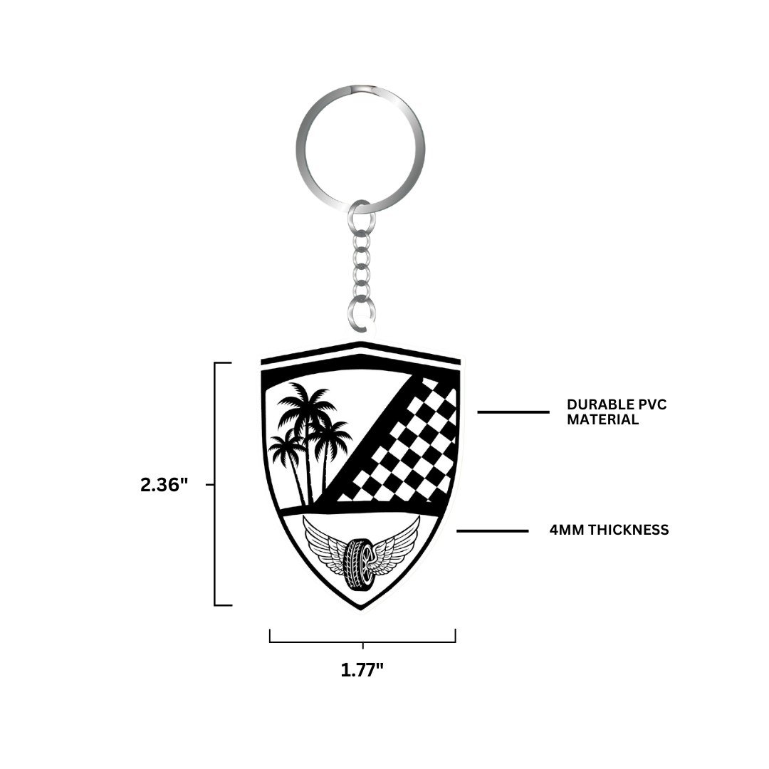 CLUB CREST KEYCHAIN