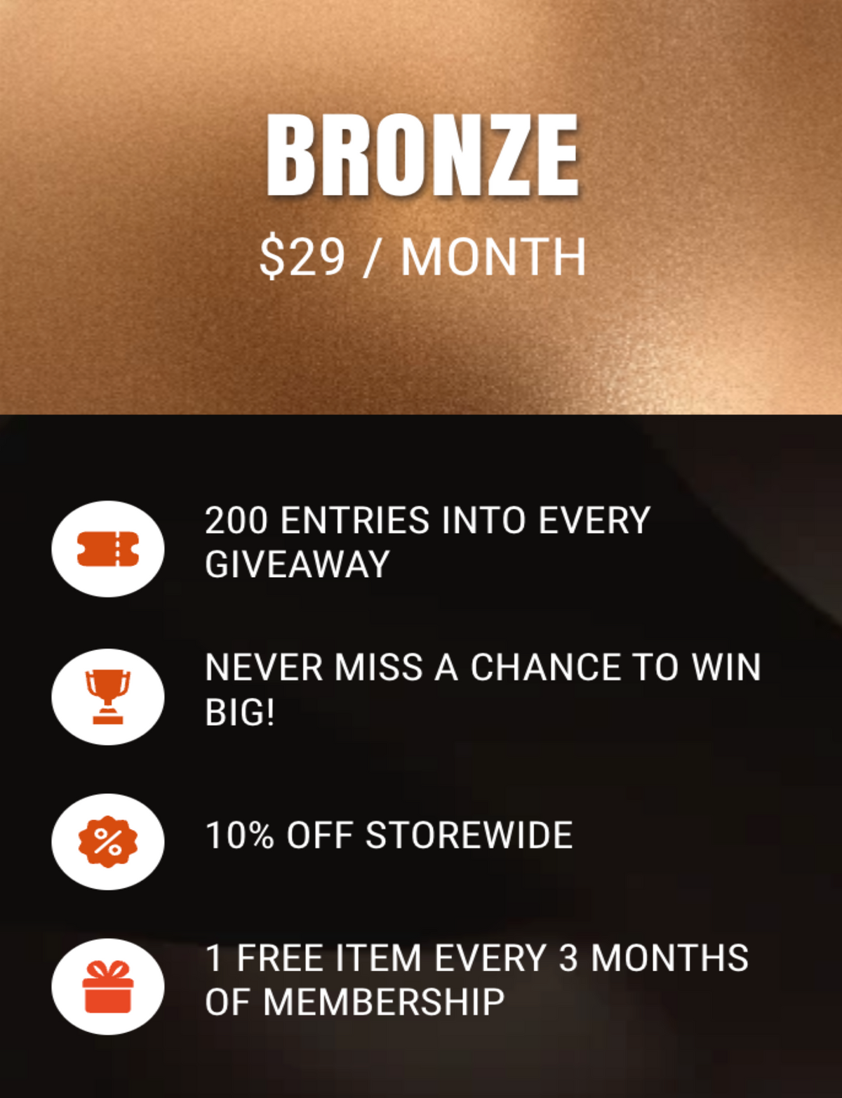 BRONZE MEMBERSHIP
