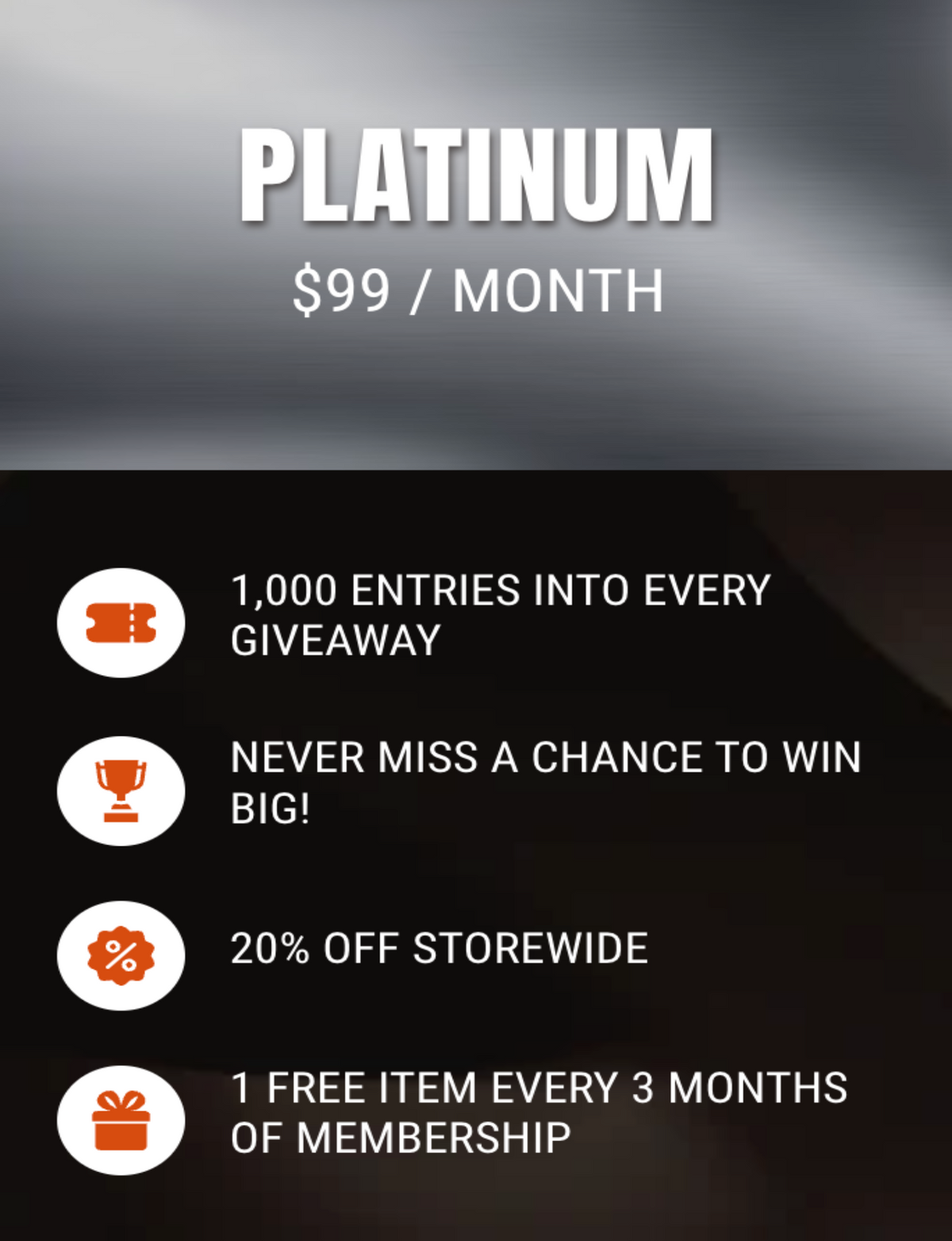 PLATINUM MEMBERSHIP